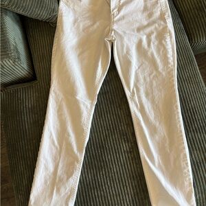 Old Navy Women's White Straight-Leg Pants